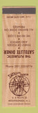 Matchbook Cover - Satellite Diner Mountainside NJ
