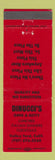 Matchbook Cover - Dinucci's Italian Restaurant Valley Ford CA