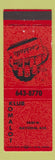 Matchbook Cover - Klub Komalot