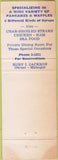 Matchbook Cover - Pancake House Marshalltown IA