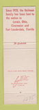 Matchbook Cover - Hubert Heilman Restaurants Lorain OH Clearwater FL
