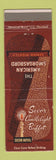 Matchbook Cover - Secor Hotel Toledo OH Candlelight Buffet