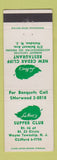 Matchbook Cover - LaNeve's Supper Club Wayne Township Haledon NJ
