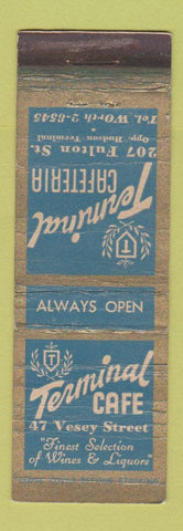 Matchbook Cover - Terminal Cafeteria New York City feature WEAR