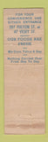 Matchbook Cover - Terminal Cafeteria New York City feature WEAR