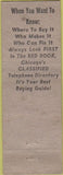 Matchbook Cover - Red Book Telephone Book WORN Chicago IL