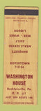 Matchbook Cover - Washington House Bechtelsville PA