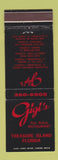 Matchbook Cover - Gigi's Italian Restaurant Treasure Island FL