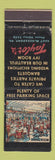 Matchbook Cover - Taylor's Restaurant East McKeesport PA WEAR