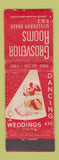 Matchbook Cover - Grosvenor Rooms London UK England WEAR