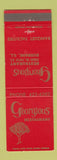 Matchbook Cover - Georgious Restaurant Burbank IL