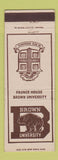 Matchbook Cover - Brown University Providence RI