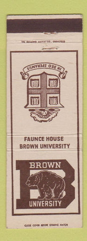 Matchbook Cover - Brown University Providence RI
