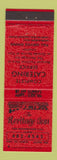 Matchbook Cover - Heritage Inn Jasper IN