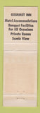 Matchbook Cover - Henry's Gourmet Inn Allentown Northampton PA