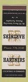 Matchbook Cover - Hartners Restaurant PA Turnpike