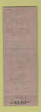 Matchbook Cover - Oyster Bar Restaurant Union City NJ girlie