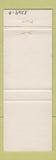 Matchbook Cover - F and M Drive Inn McBride BC