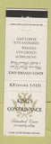 Matchbook Cover - King's Contrivance Restaurant Simpsonville MD