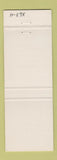 Matchbook Cover - Doric Restaurant Halifax NS