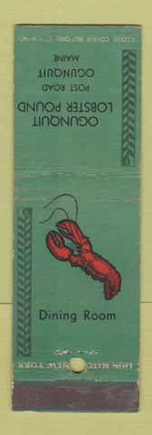 Matchbook Cover - Ogunquit Lobster Pound Ogunquit ME