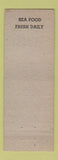 Matchbook Cover - Billy's Bar Toledo OH ADVANCE