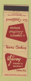 Matchbook Cover - Savoy Cafe Alton IL