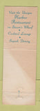 Matchbook Cover - Moby Dick's Coffee Shop Santa Barbara CA