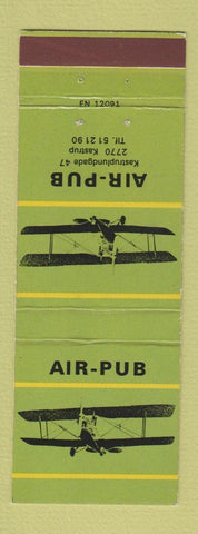 Matchbook Cover - Air Pub Kastrup Copenhagen Denmark