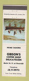Matchbook Cover - Gibson's Coffee Shop Deli