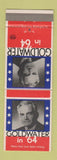 Matchbook Cover - Barry Goldwater for President 1964