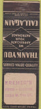 Matchbook Cover - Kremer's Food STAMPED WEAR