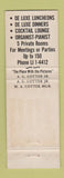 Matchbook Cover - Adrian Cotter's Berkley MI
