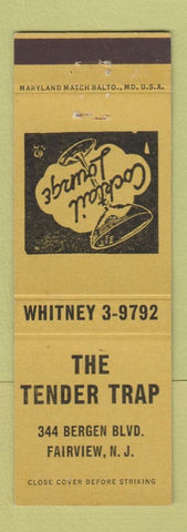 Matchbook Cover - The Tender Trap Fairview NJ