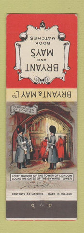 Matchbook Cover - Bryant and May's Book Matches