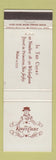 Matchbook Cover - Kings Court Princeton NJ