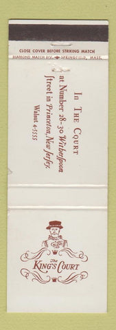 Matchbook Cover - Kings Court Princeton NJ