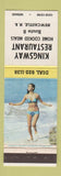 Matchbook Cover - Kingsway Restaurant New Castle NB pinup
