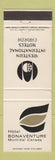 Matchbook Cover - Hotel Bonaventure Montreal QC Western International