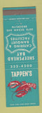 Matchbook Cover - Tappen's Restaurant Brooklyn NY