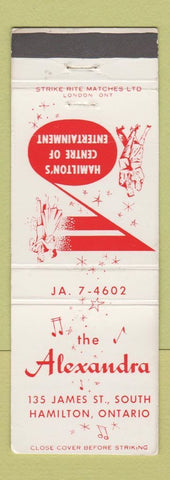 Matchbook Cover - Alexandra Hamilton ON WEAR