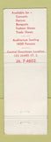 Matchbook Cover - Alexandra Hamilton ON WEAR