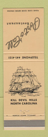 Matchbook Cover - Port O Call Restaurant Kill Devil Hills NC