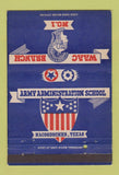 Matchbook Cover - WAAC Branch #1 Army School Nacogdoches TX postcard 40 Strike