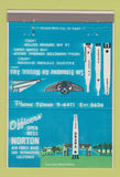 Matchbook Cover - Open Mess Norton Air Force Base San Bernardino CA 40 Strike