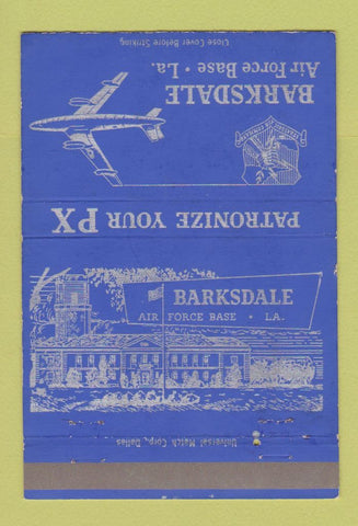 Matchbook Cover - Barksdale Air Force Base LA PX 40 Strike