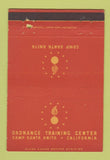 Matchbook Cover - Ordnance Training Center Camp Santa Anita CA WEAR 40 Strike