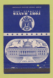 Matchbook Cover - Fort Hayes Columbus OH postcard 40 Strike