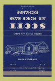 Matchbook Cover - Scott Air Force Base Exchange 40 Strike
