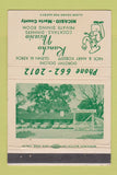 Matchbook Cover - Rancho Nicasio CA Marin County 40 Strike
